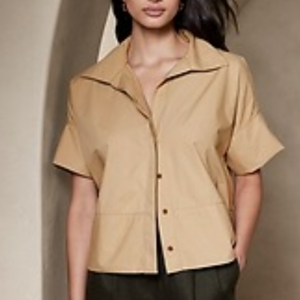 BANANA REPUBLIC Cotton Laurel French Cuff Shirt XL/Tall